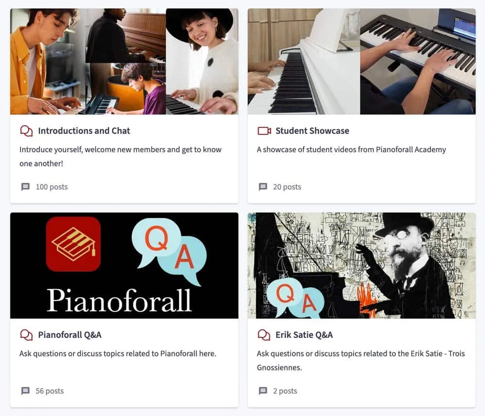 The Piano Lounge: the Pianoforall student community