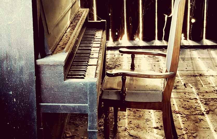 old piano antarctica
